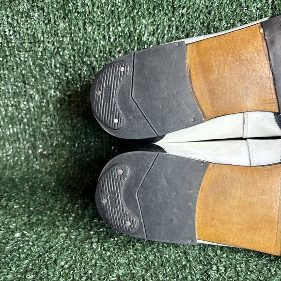 Vintage Stacy Adams Spectator Tassel Kiltie Loafers 23469 Leather Brogue Size 12